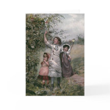 "Goldene Tage" Vintage-Buchillustration