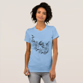 Goldene TagesBlumen T-Shirt (Vorne ganz)
