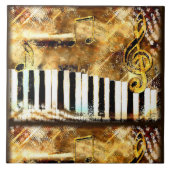 Goldene Tastatur Fliese (Vorderseite)