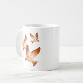 Goldene Tauben Kaffeetasse (Vorderseite Links)