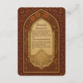 Goldene Terrakotta Albergo San Giorgio Begleitkarte (Vorderseite)