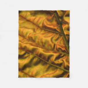 Goldene Textilien Fleecedecke