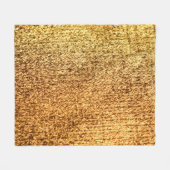Goldene Textilien: glamouröser Makro-Hintergrund. Fleecedecke (Vorderseite (Horizontal))