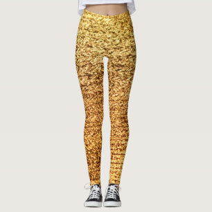 Goldene Textilien: glamouröser Makro-Hintergrund. Leggings