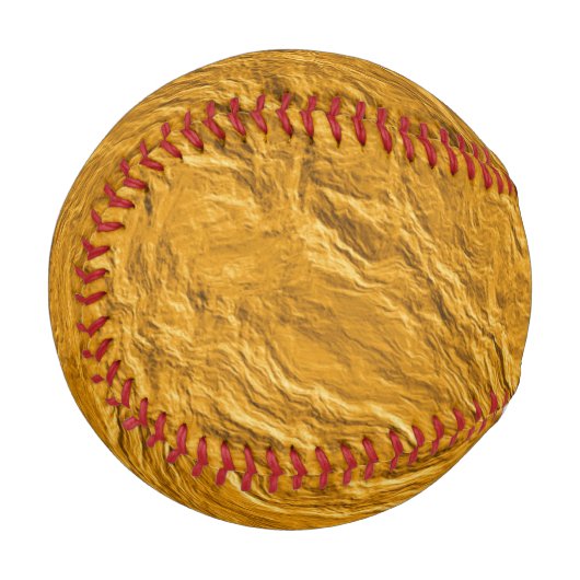Goldene Textur Baseball (Vorderseite Links)