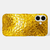 goldene Textur Case-Mate iPhone Hülle (Rückseite (Horizontal))