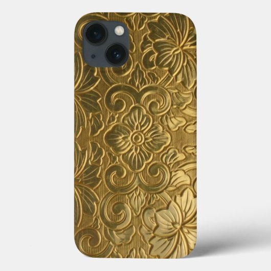 Goldene Textur Case-Mate iPhone Hülle (Rückseite)