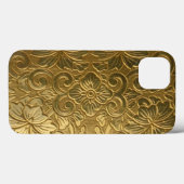 Goldene Textur Case-Mate iPhone Hülle (Rückseite (Horizontal))