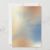 Goldene Textur Einladung (Rückseite)