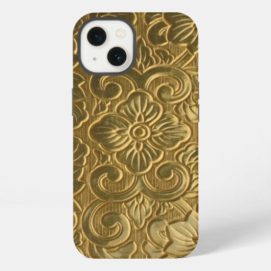 Goldene Textur iPhone Hülle (Rückseite)