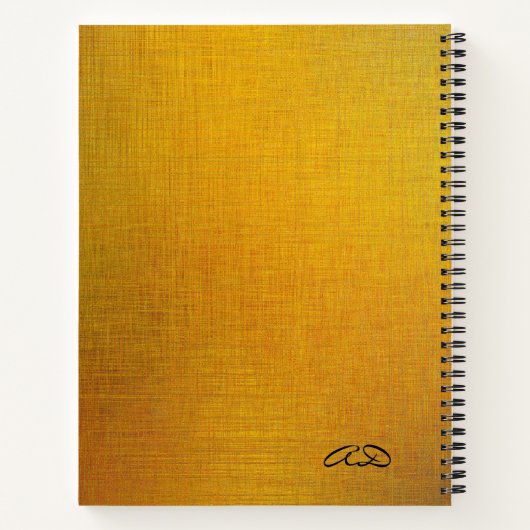 Goldene Textur Notizblock (Rückseite)