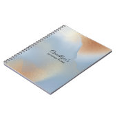 Goldene Textur Notizblock (Linke Seite)