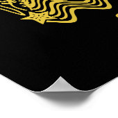 Goldene Theremermaid Poster (Ecke)