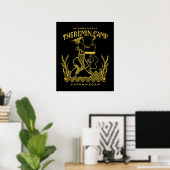 Goldene Theremermaid Poster (Heimbüro)