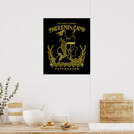 Goldene Theremermaid Poster