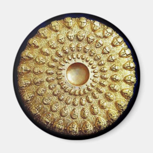 GOLDENE THRAKISCHE SCHEIBE MAGNET