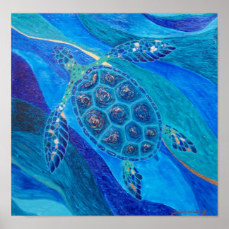 "Goldene Thread"-Druck Poster