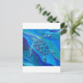 Goldene Thread Postkarte (Stehend Vorderseite)