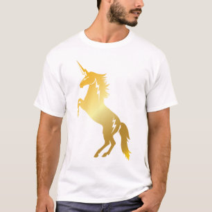 Goldene Thundercorn Errichtung T-Shirt