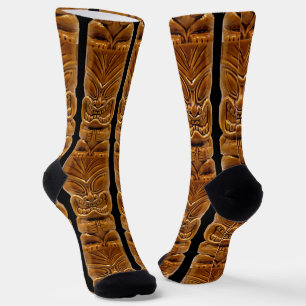 Goldene Tiki-Skulptur Thunder_Cove Socken