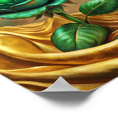 Goldene Tischdecke Poster (Ecke)