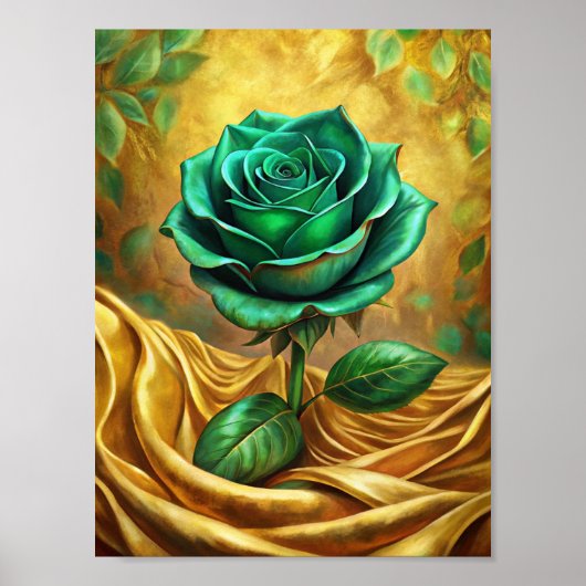 Goldene Tischdecke Poster (Vorne)