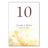 Goldene Tischnummer (Vorderseite)