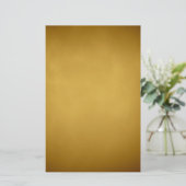 Goldene Töne Gelbe Ockerfarben Kunst Briefpapier (Stehend Vorderseite)