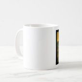 Goldene toskanische Landschaft Kaffeetasse (Vorderseite Links)