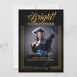 Goldene Touch Brighert deine Zukunft. Einladung