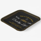 Goldene Touch Brighert deine Zukunft. Pappteller (Gewinkelt)