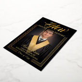 Goldene Touch Glow your future Folieneinladung (Gedreht)