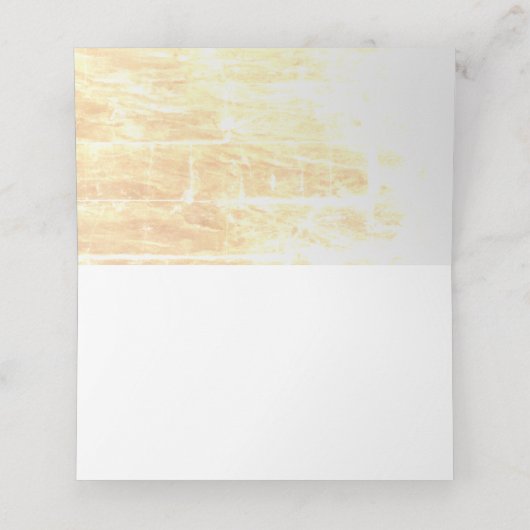 Goldene Traditionen Platzkarte (Innenseite Aufgefaltet)