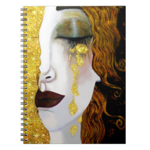 Goldene Tränen, Gustav Klimt Notizblock