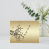 Goldene Träume Postkarte (Stehend Vorderseite)