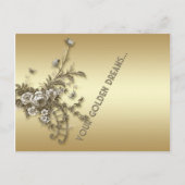 Goldene Träume Postkarte (Vorderseite)