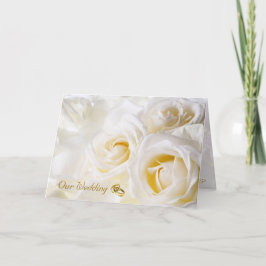 Goldene Traumhochzeit Einladungskarte