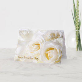 Goldene Traumhochzeit Einladungskarte