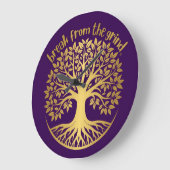 Goldene Treppe Große Wanduhr (Winkel)