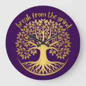 Goldene Treppe Große Wanduhr (Vorderseite)