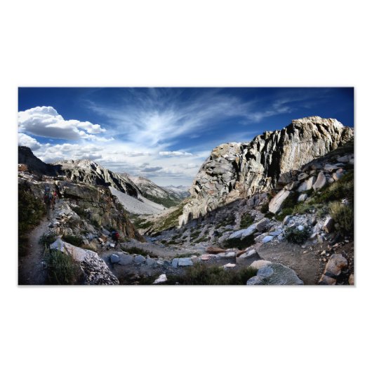 Goldene Treppe - John Muir Trail Fotodruck (Vorne)