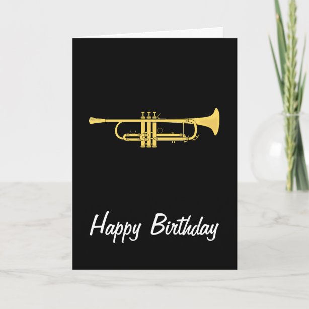 Trompete Karten Zazzle.de