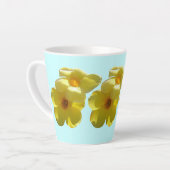 Goldene Trompetenblumen I Milchtasse (Linke Ecke)