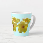 Goldene Trompetenblumen I Milchtasse (Rechte Ecke)