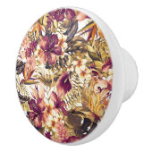 Goldene Tropen auf Hawaii Elegante Vintag Moderne Keramikknauf (Rechts)