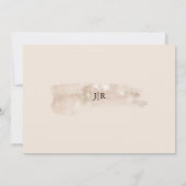 Goldene Tropenpalmenblütenhochzeit Save The Date (Rückseite)