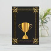 Goldene Trophäe (Stehend Vorderseite)