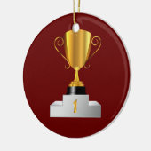 Goldene Trophäe Keramikornament (Links)