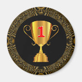 Goldene Trophäe Magnet (Vorne)