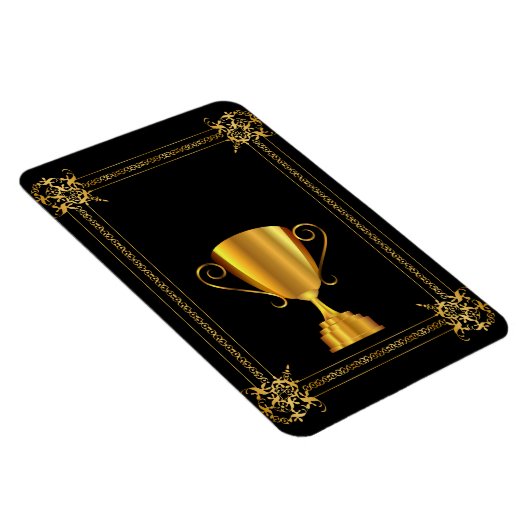 Goldene Trophäe Magnet (Rechte Seite)